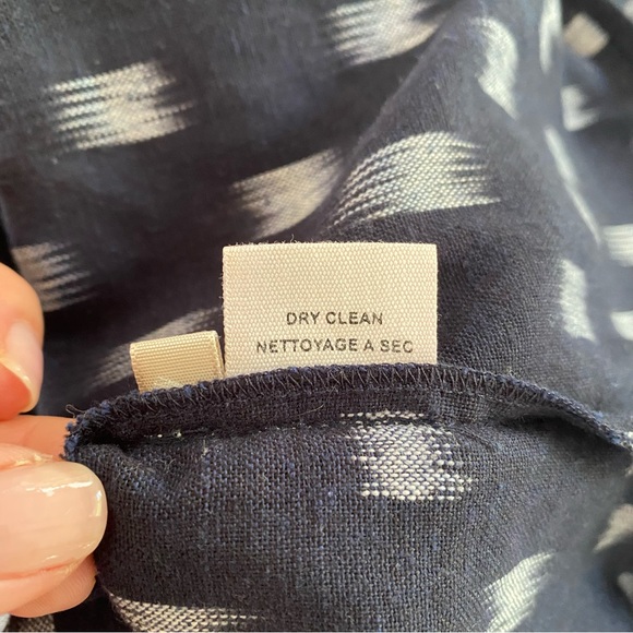 Ulla Johnson Blue White Indigo Ikat Print Corsica Dress - Picture 7 of 10